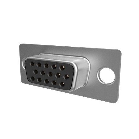 Fci D Subminiature Connector, 44 Contact(S), Female, 0.09 Inch Pitch, Solder Terminal, Hole .112-.124 10090770-S444ALF